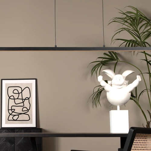 Lucide SIGMA - Pendelleuchten - LED Dim. - 1x36W 2700K - Schwarz - Atmosphäre 1